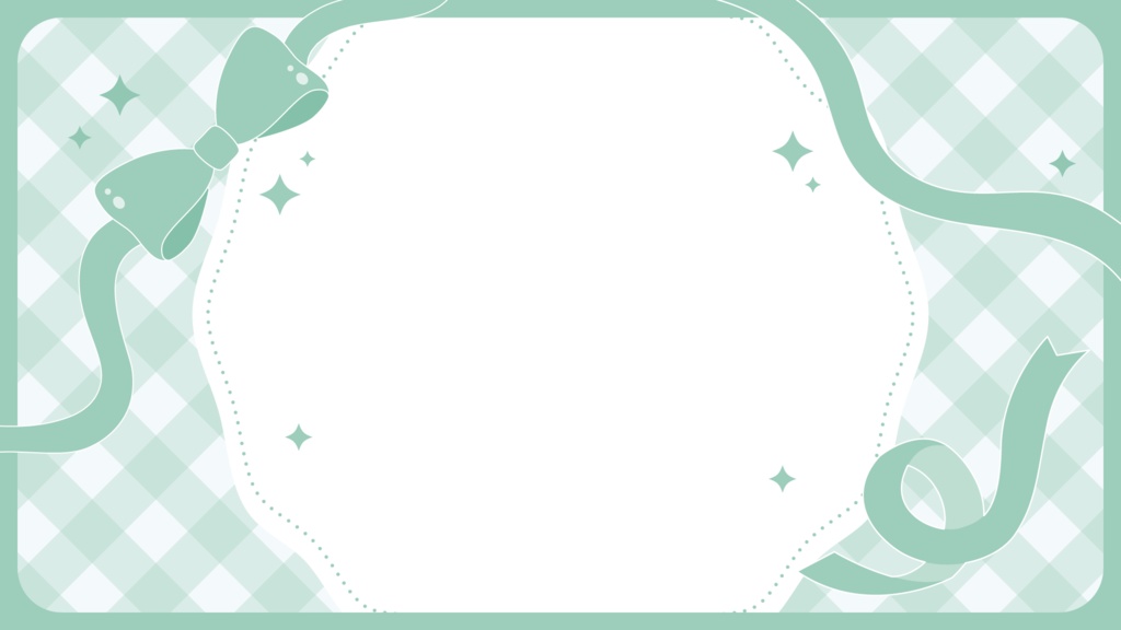 リボンモチーフの雑談配信サムネイル