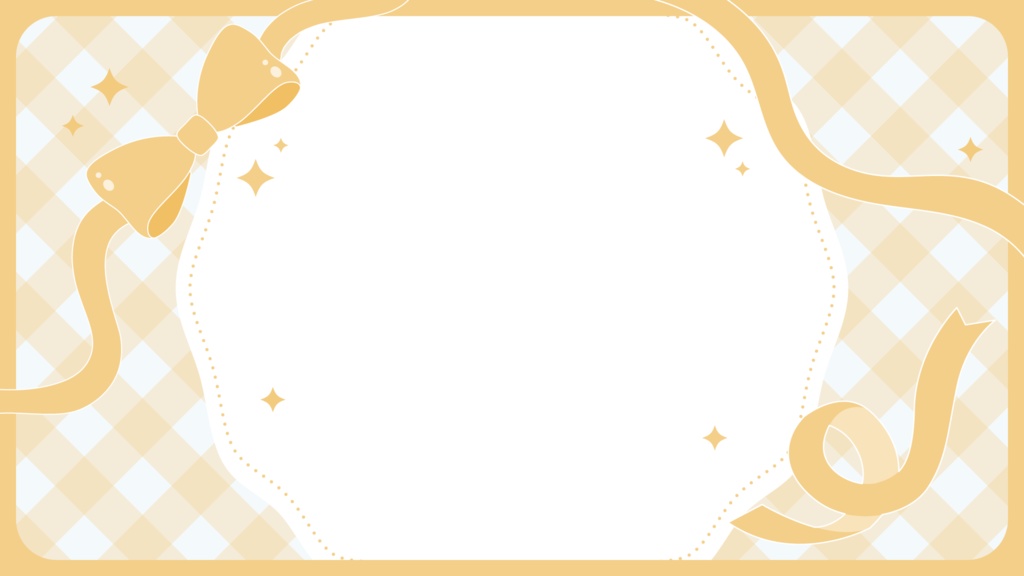 リボンモチーフの雑談配信サムネイル