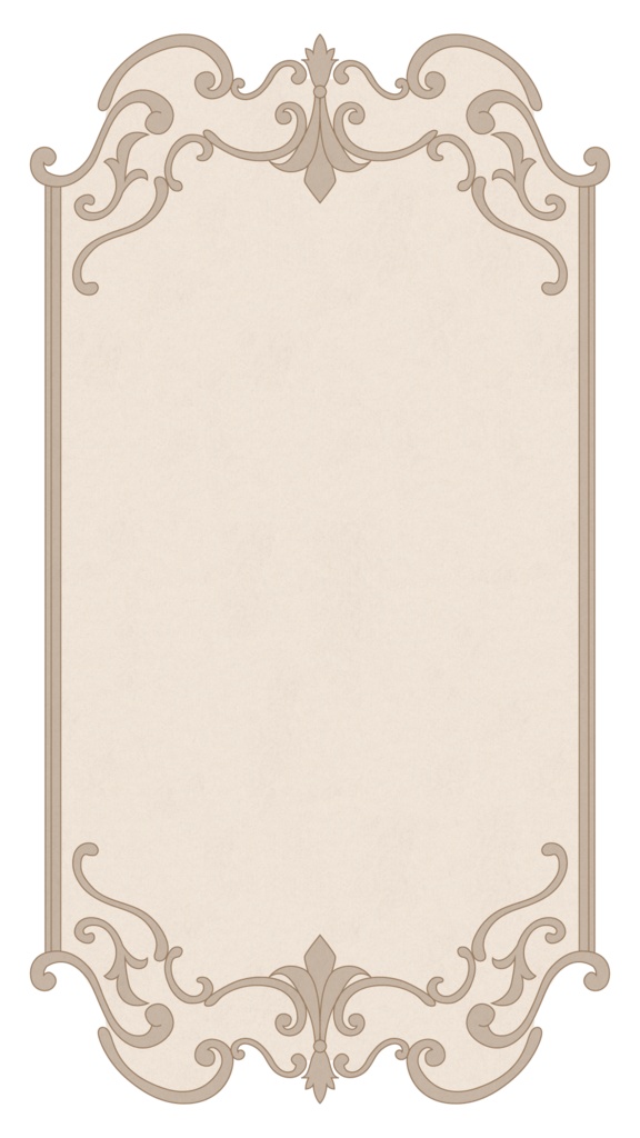 ボーダー背景×レトロフレーム