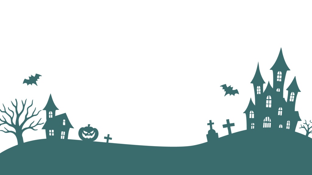 ハロウィンのフレーム素材