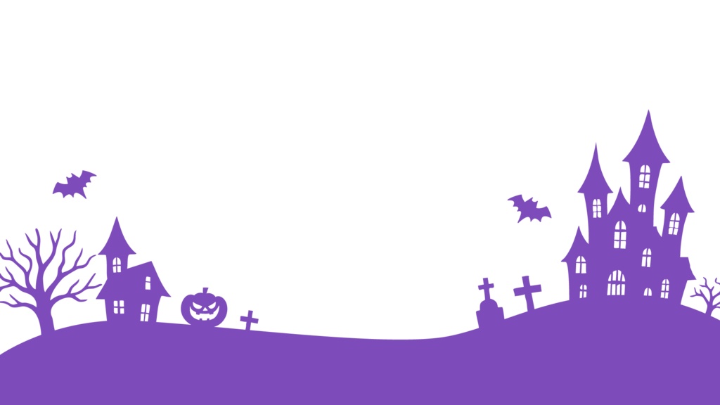 ハロウィンのフレーム素材