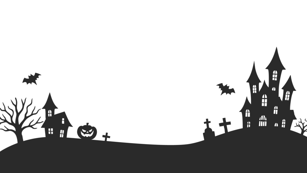 ハロウィンのフレーム素材