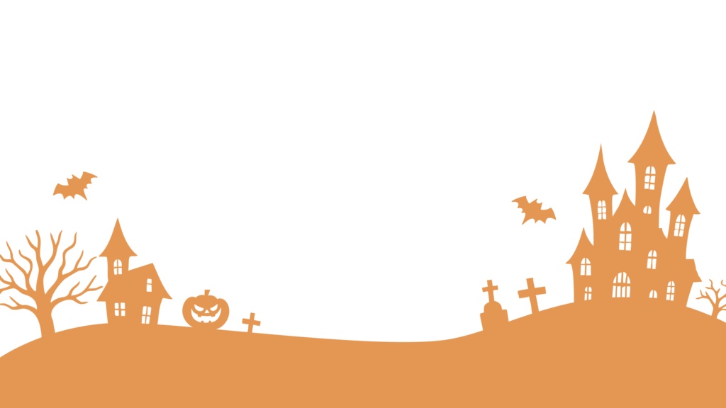 ハロウィンのフレーム素材