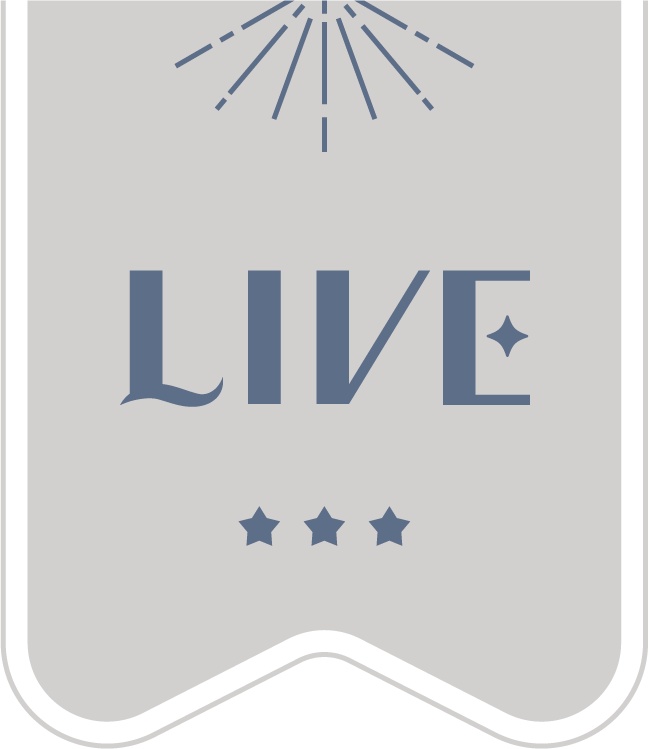 レトロなLIVEアイコン