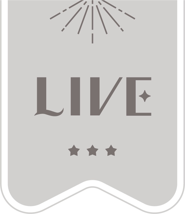 レトロなLIVEアイコン