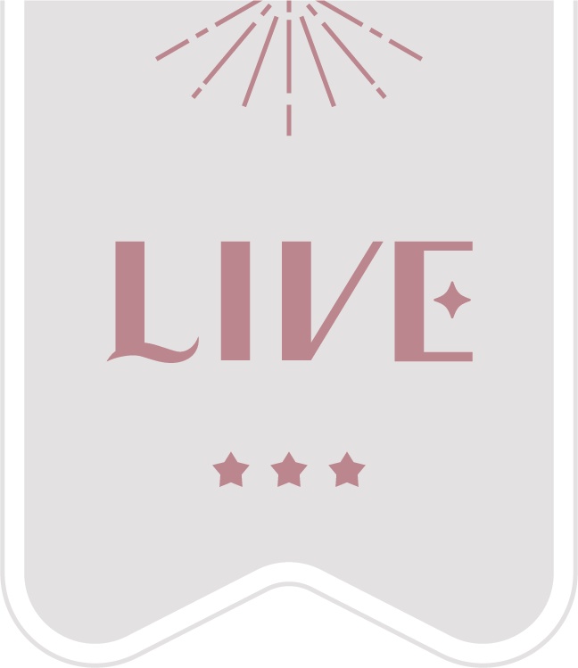 レトロなLIVEアイコン
