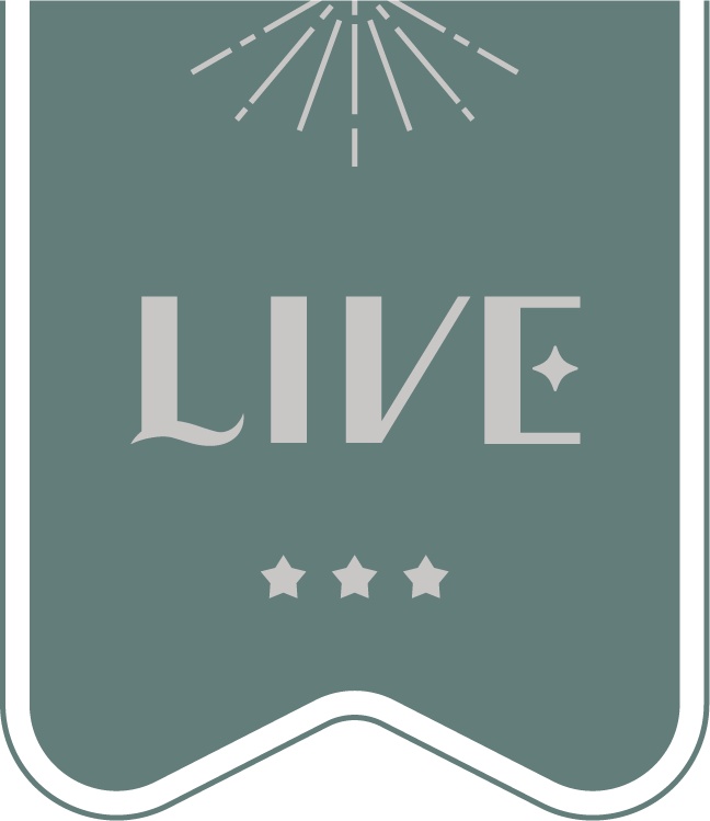 レトロなLIVEアイコン