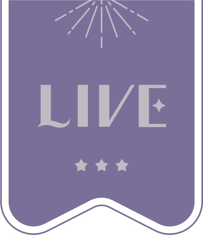 レトロなLIVEアイコン
