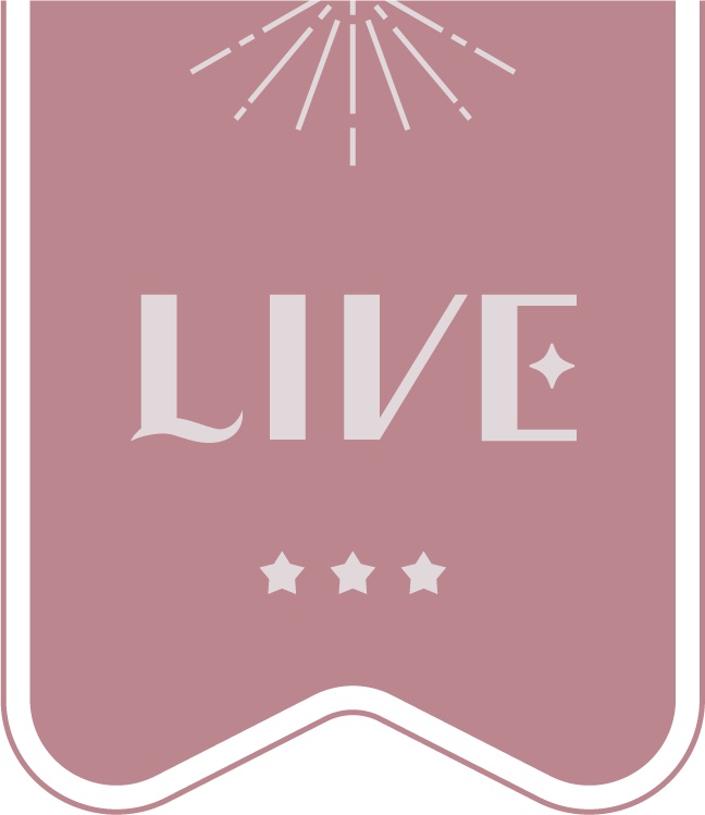 レトロなLIVEアイコン