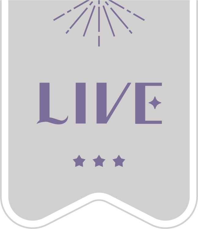レトロなLIVEアイコン