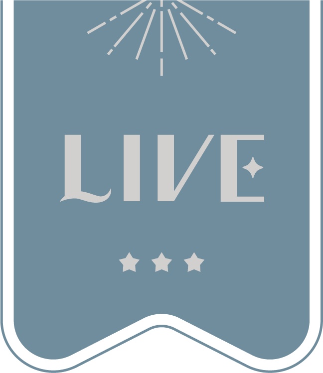 レトロなLIVEアイコン