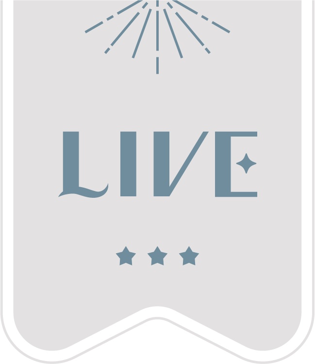 レトロなLIVEアイコン