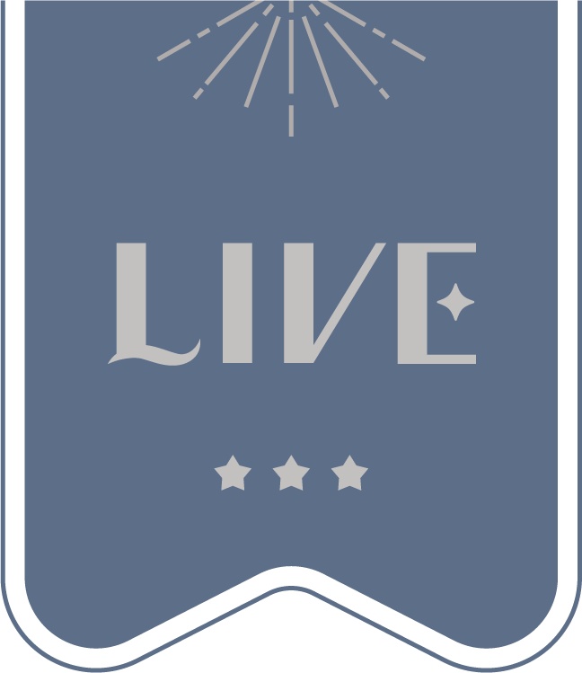 レトロなLIVEアイコン