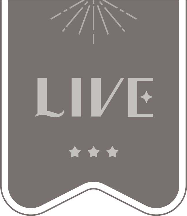 レトロなLIVEアイコン