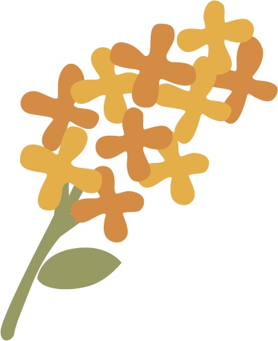 秋モチーフのイラスト♡植物