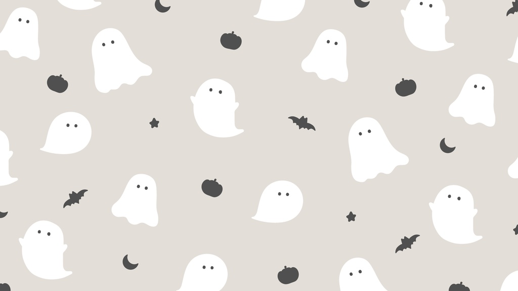 ハロウィンのパターン背景素材