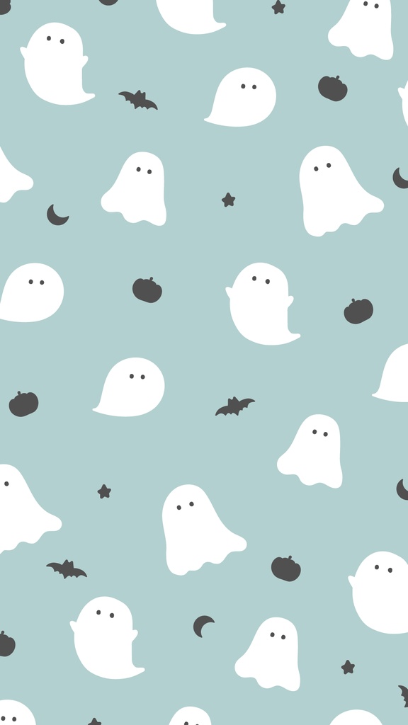 ハロウィンのパターン背景素材