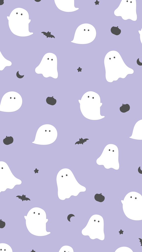 ハロウィンのパターン背景素材