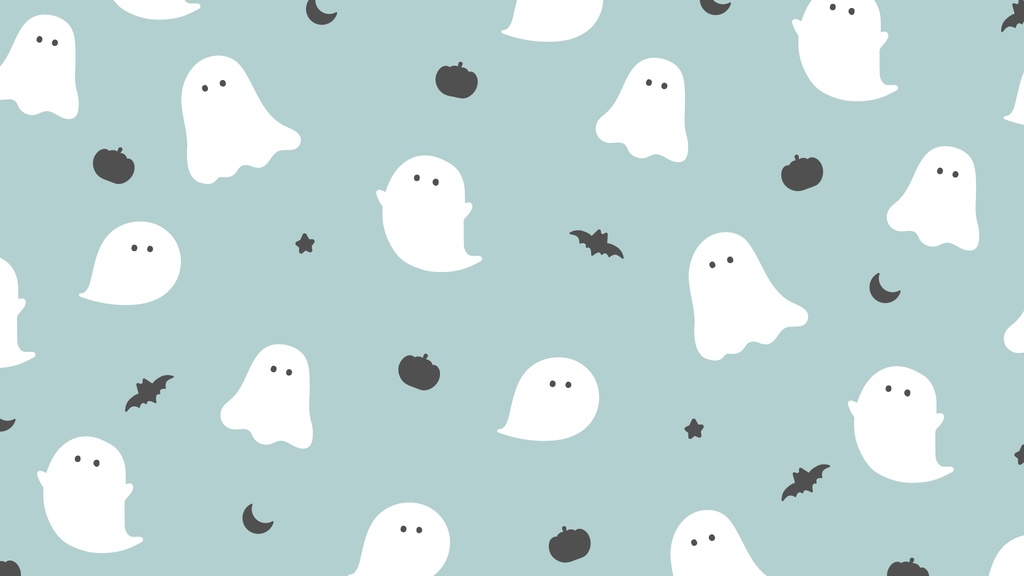 ハロウィンのパターン背景素材