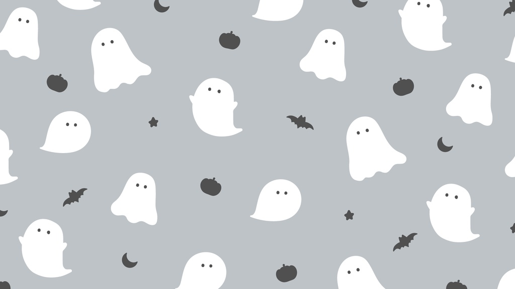 ハロウィンのパターン背景素材