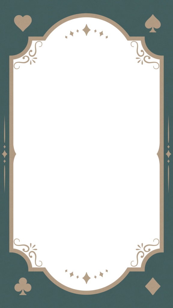 トランプのフレーム素材