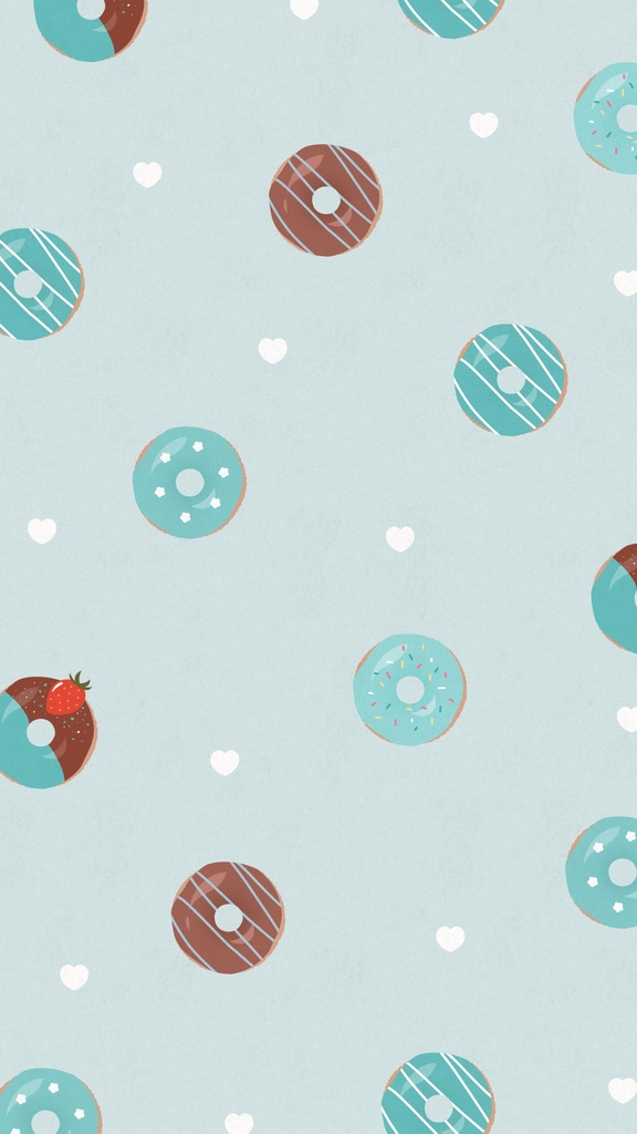 ドーナツモチーフの背景素材