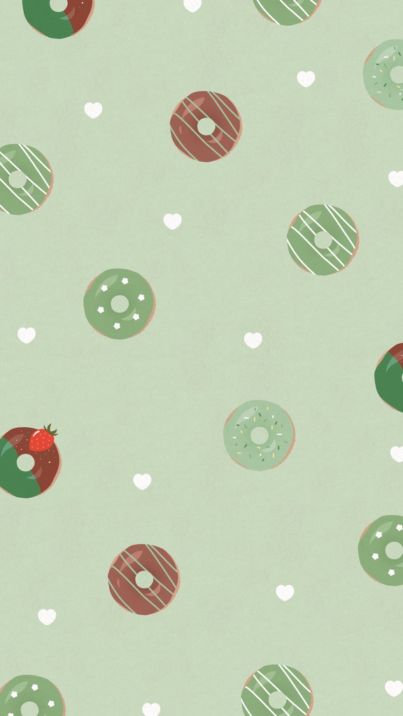 ドーナツモチーフの背景素材