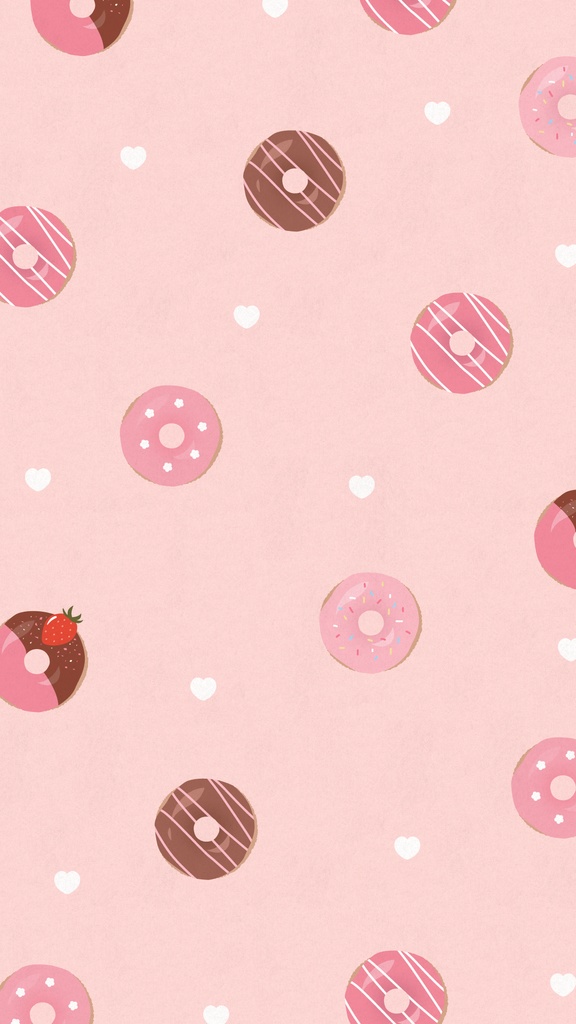 ドーナツモチーフの背景素材