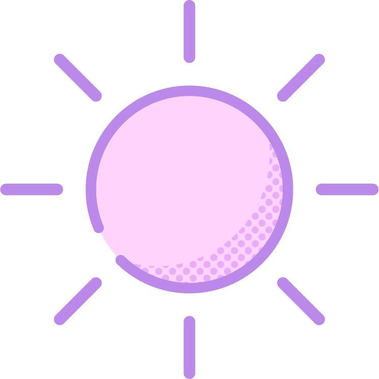 天気モチーフのイラスト素材