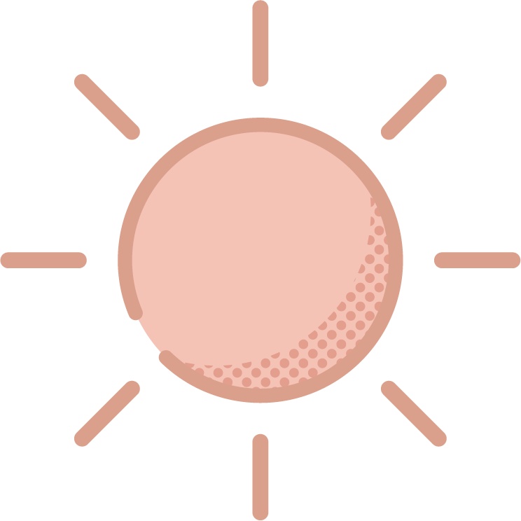 天気モチーフのイラスト素材