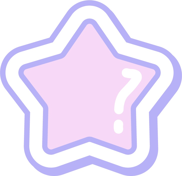 ゆめかわカラーのイラスト素材