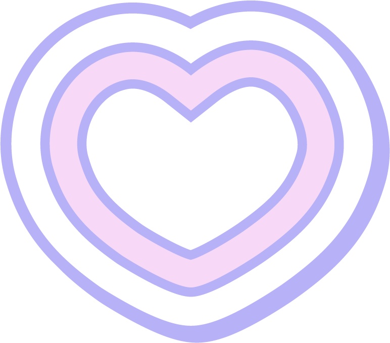 ゆめかわカラーのイラスト素材