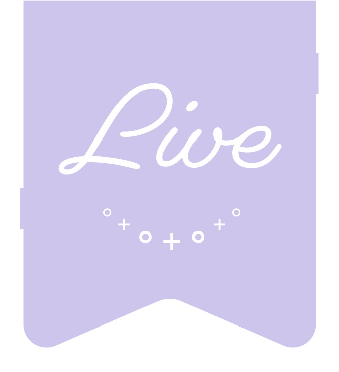 星空のLIVEアイコン素材