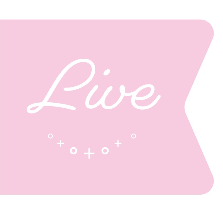 星空のLIVEアイコン素材