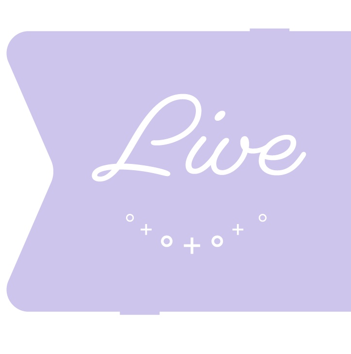 星空のLIVEアイコン素材