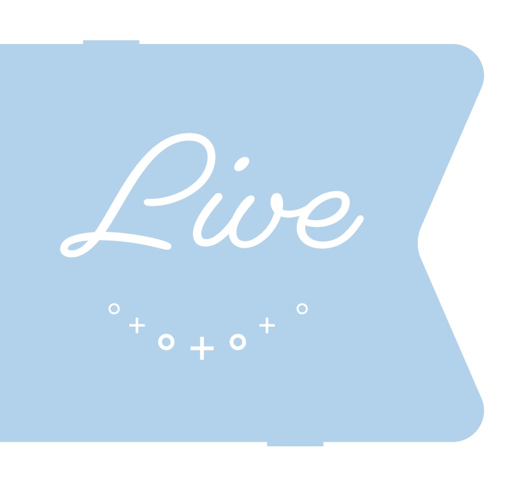 星空のLIVEアイコン素材