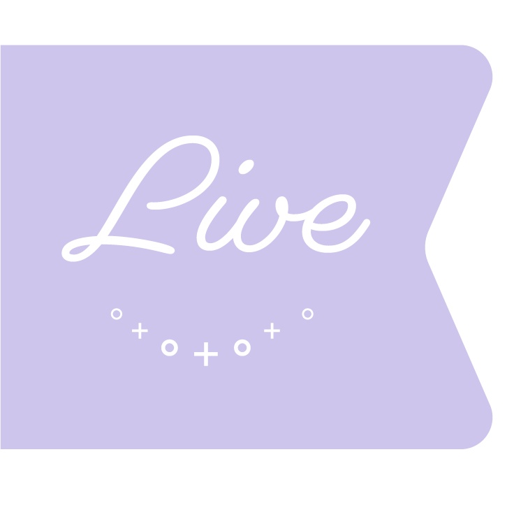 星空のLIVEアイコン素材