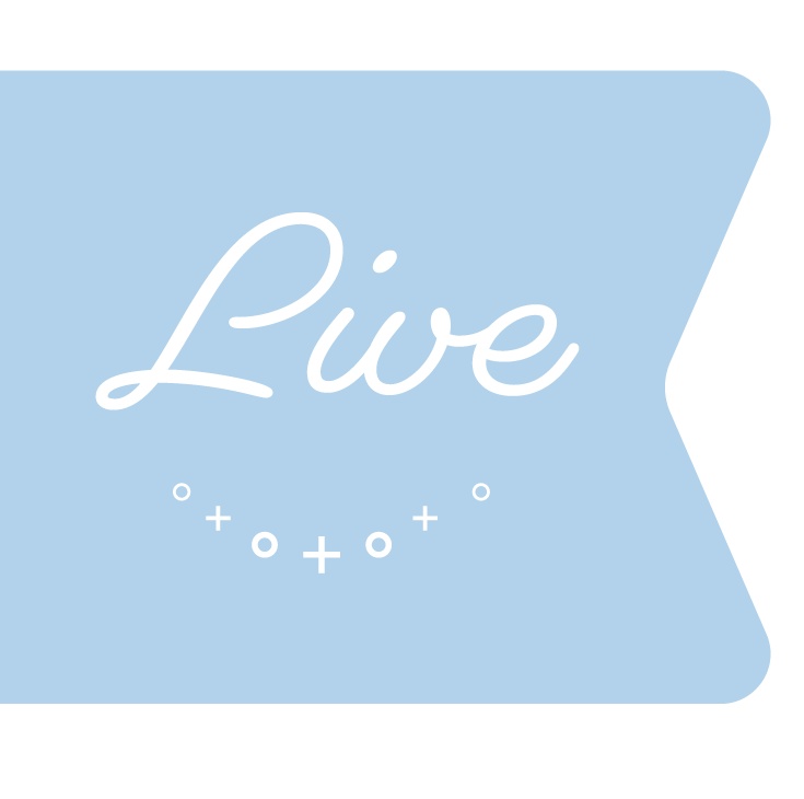 星空のLIVEアイコン素材