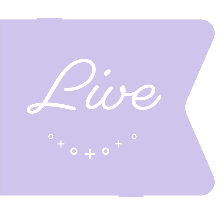 星空のLIVEアイコン素材