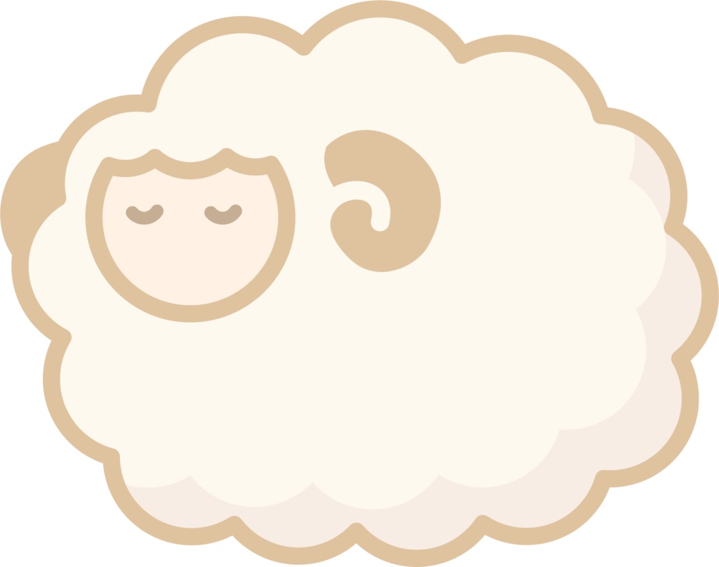 もこもこなイラスト素材