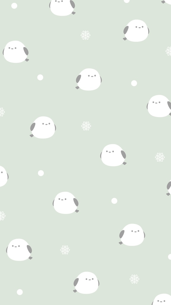 シマエナガの背景素材