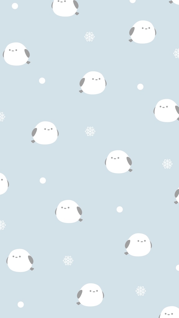 シマエナガの背景素材