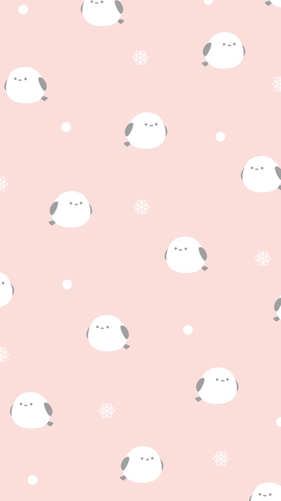 シマエナガの背景素材