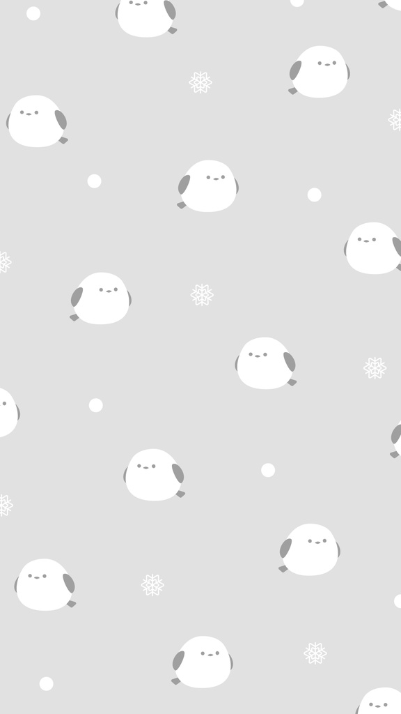 シマエナガの背景素材