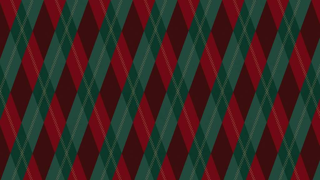 クリスマスのチェック柄背景