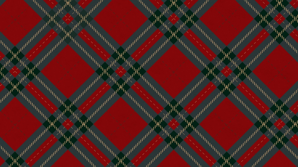 クリスマスのチェック柄背景