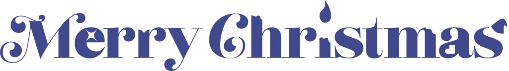 クリスマスのロゴ素材