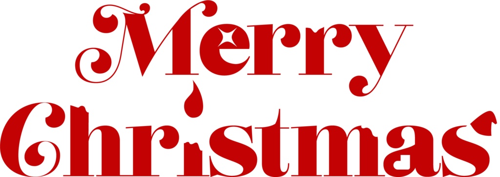 クリスマスのロゴ素材