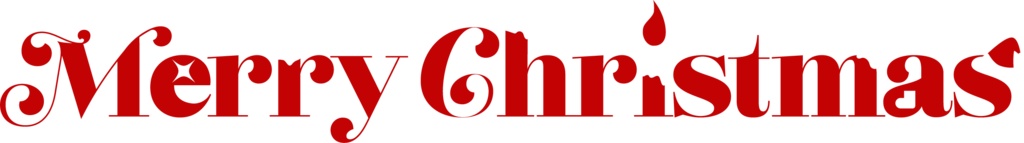 クリスマスのロゴ素材