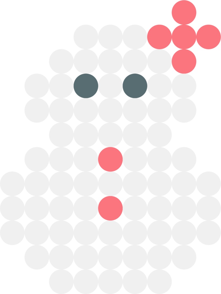 クリスマスのざっくりドット絵素材